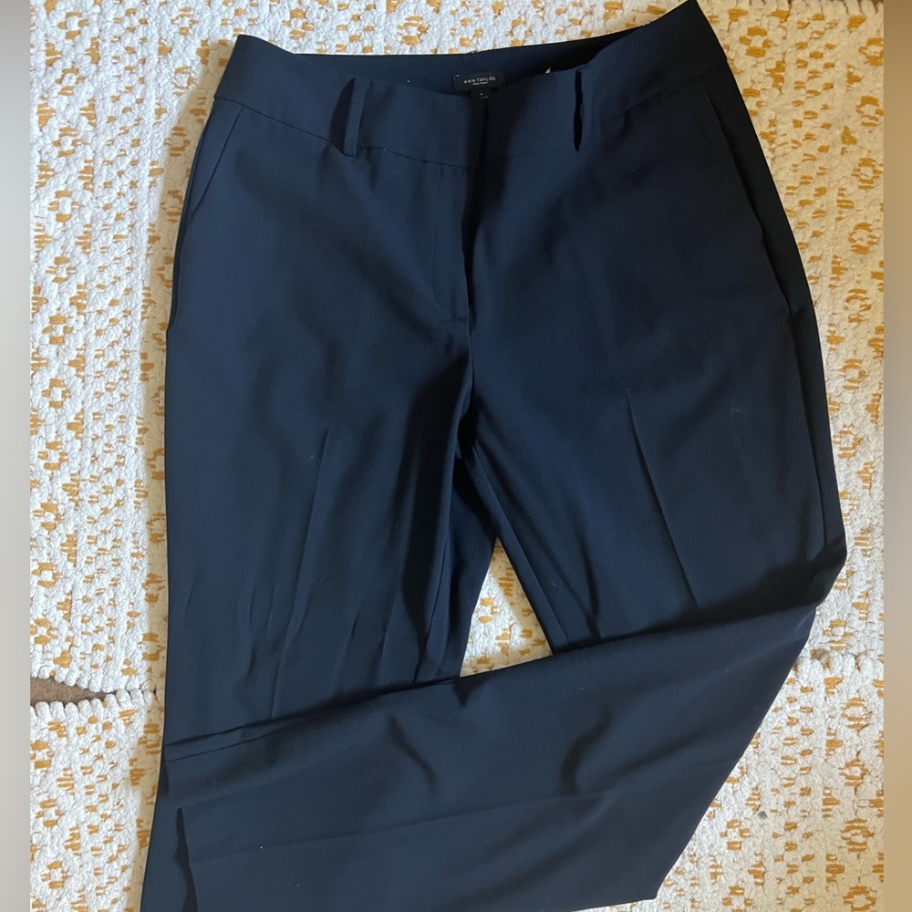 Worn once, Navy Blue Trousers Ann Taylor Factory